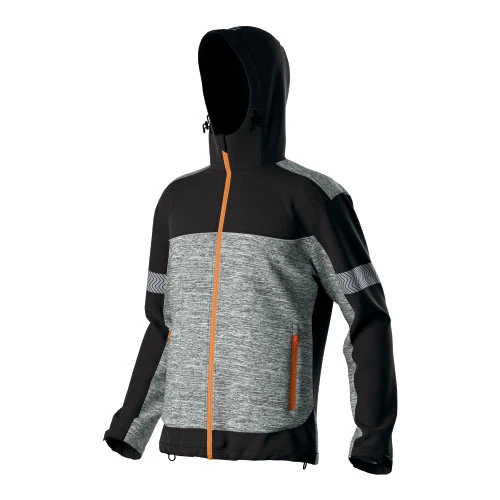 Comfort sportjas met capuchon