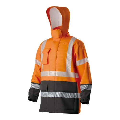 HI-VIS tweekleurige waterdichte vlambestendige jas