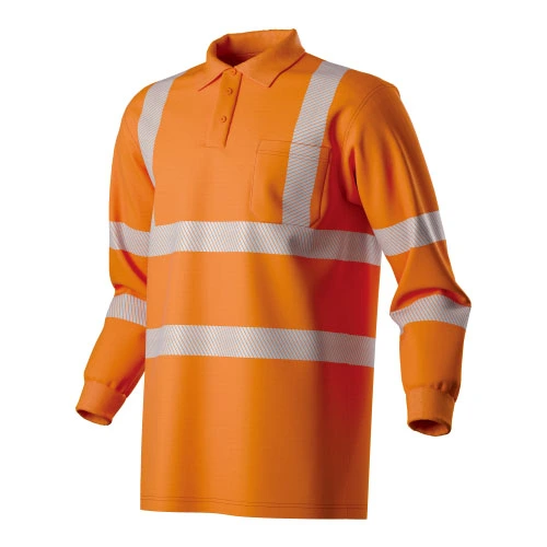 HI-VIS vlambestendig L/S POLO-shirt