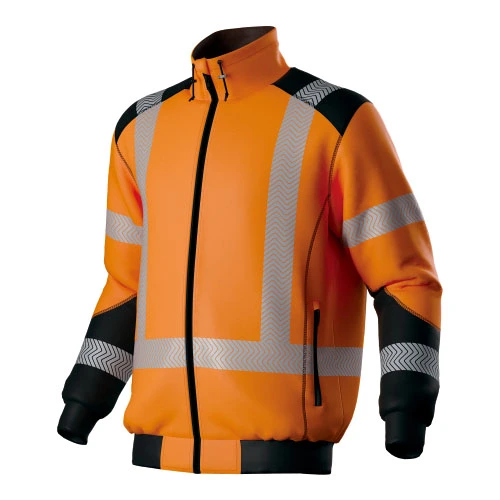 HI-VIS tweekleurige stretchy geïsoleerde fleecejack