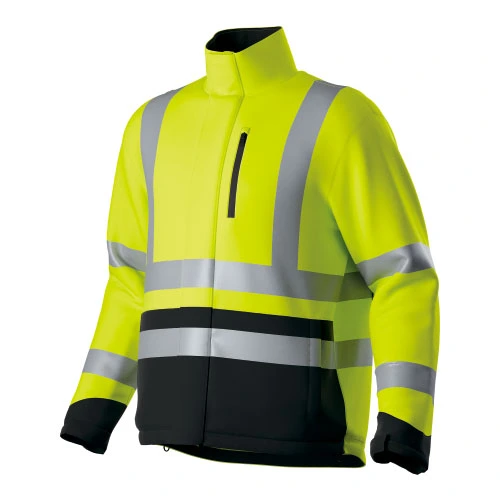 HI-VIS tweekleurige stretchy waterdichte geïsoleerde jas