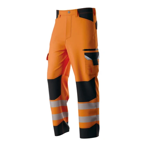 HI-VIS tweekleurige stretchy werkkleding broek
