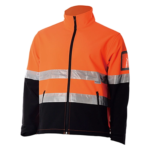 HI-VIS tweekleurige softshelljack