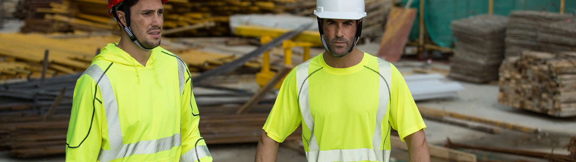 HI-VIS regelmatig shirt/sweatshirt en vest