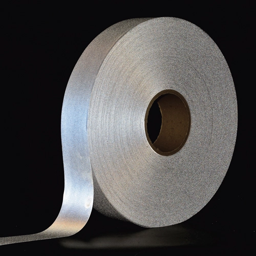 Reflecterende tape naaien