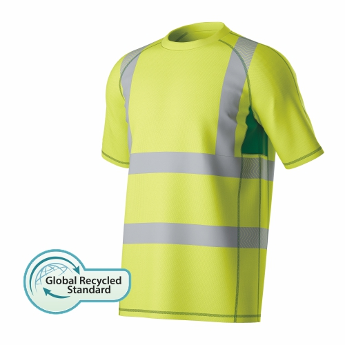 HI-VIS Gerecycleerde Birdeye voegt S/S T-SHIRT in