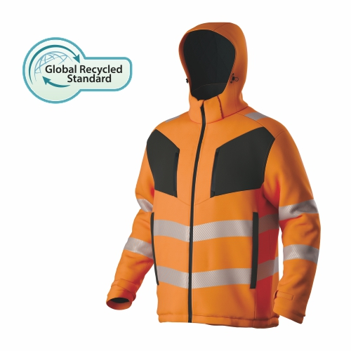 HI-VIS gerecycleerde polyester waterdichte winterjas